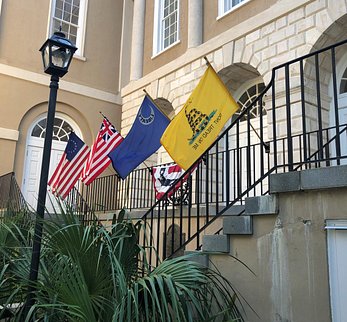 Back of OXB Flags